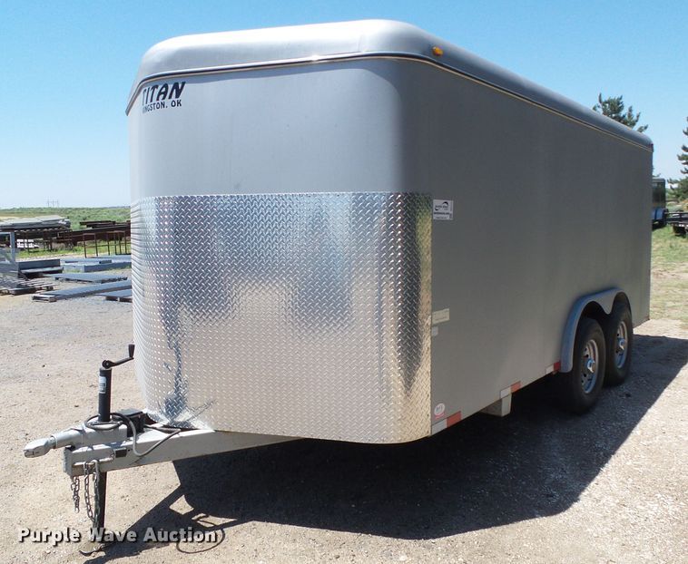 image for item DC5112 2012 Titan CG-120-8-16 enclosed cargo trailer