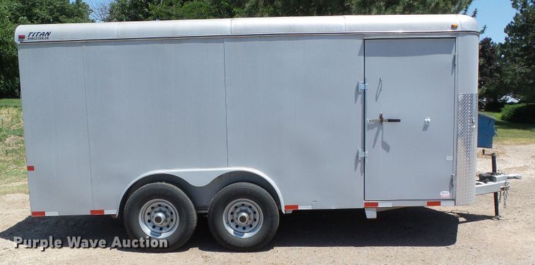 image for item DC5112 2012 Titan CG-120-8-16 enclosed cargo trailer