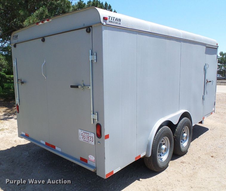 image for item DC5112 2012 Titan CG-120-8-16 enclosed cargo trailer