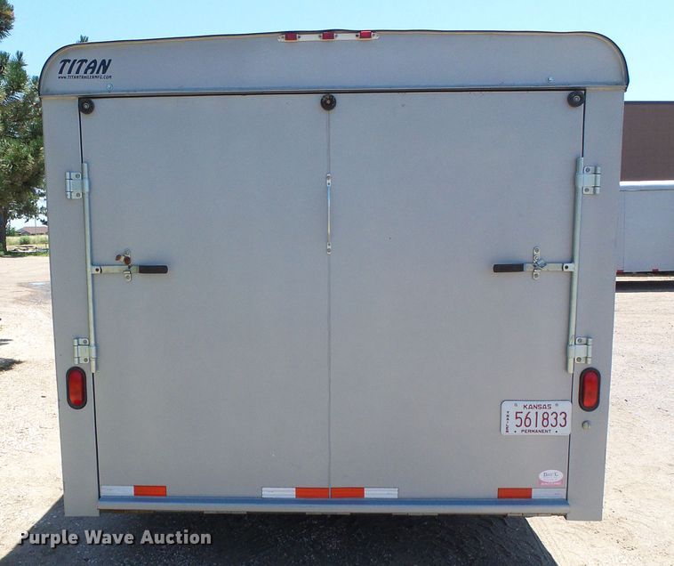 image for item DC5112 2012 Titan CG-120-8-16 enclosed cargo trailer