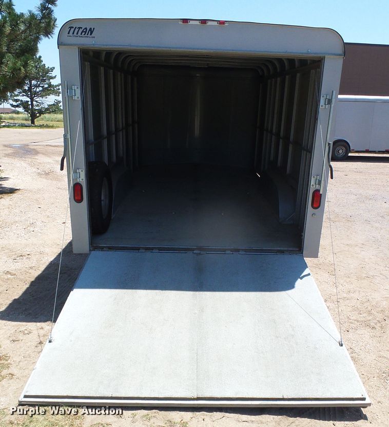 image for item DC5112 2012 Titan CG-120-8-16 enclosed cargo trailer