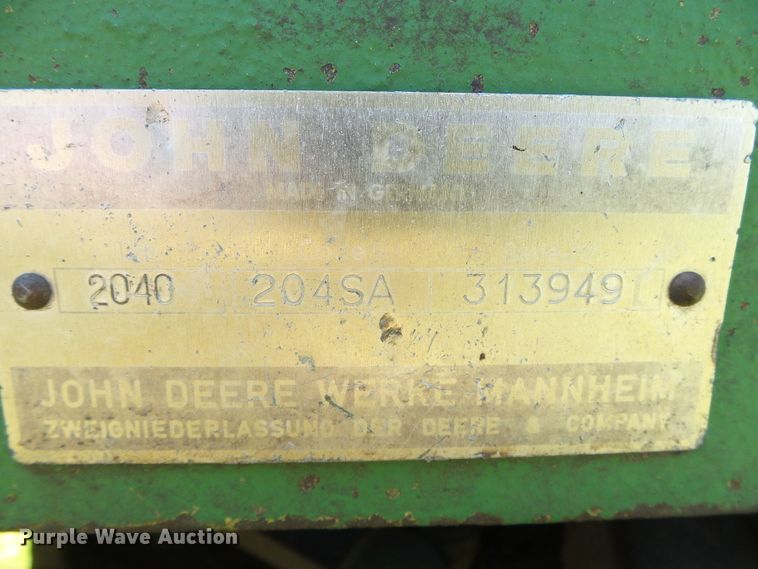 image for item DC5133 John Deere 2040 tractor