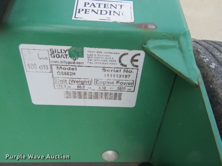 image for item DD7084 Billy Goat 0S552H overseeder