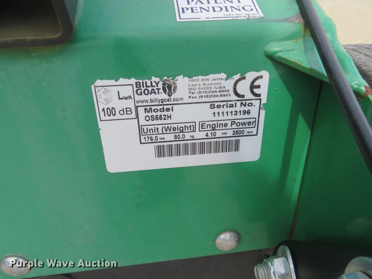 image for item DD7085 Billy Goat 0S552H overseeder