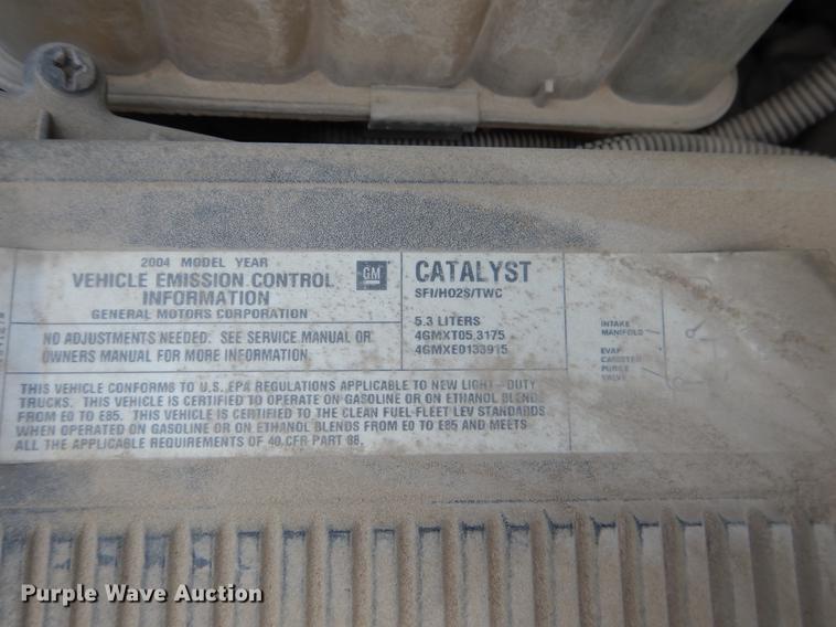 image for item DE3970 2004 Chevrolet Tahoe SUV