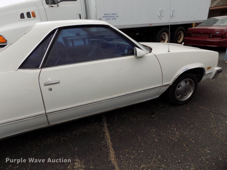 image for item DE7730 1987 Chevrolet El Camino