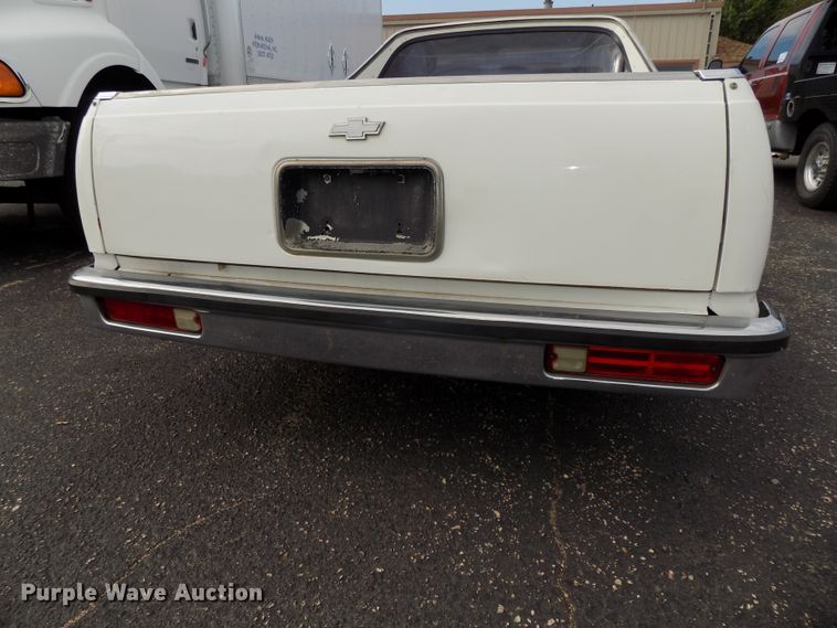 image for item DE7730 1987 Chevrolet El Camino