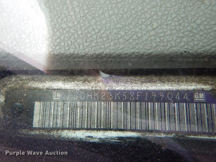 image for item DE8466 2008 Chevrolet Silverado 2500HD Crew Cab pickup truck