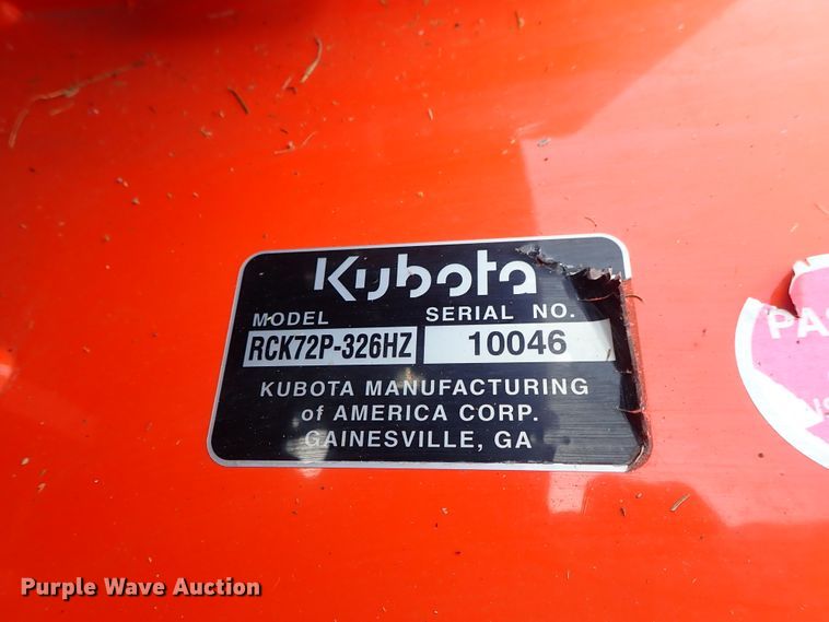 image for item DF1238 2015 Kubota ZD326HL ZTR lawn mower