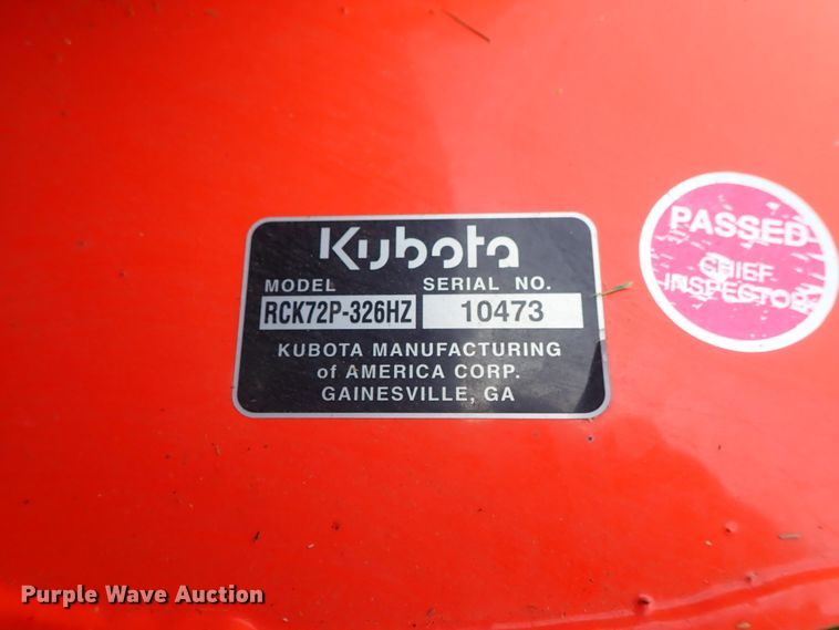 image for item DF1240 2015 Kubota ZD326HL ZTR lawn mower