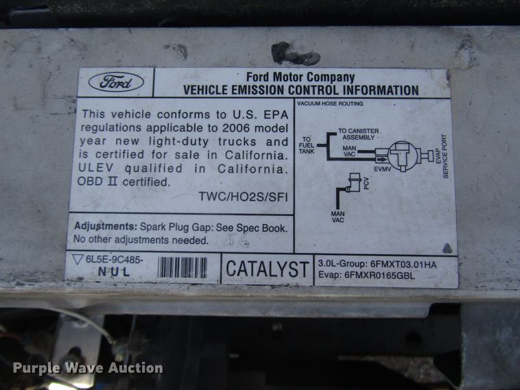 image for item DG1256 2006 Ford Ranger pickup truck