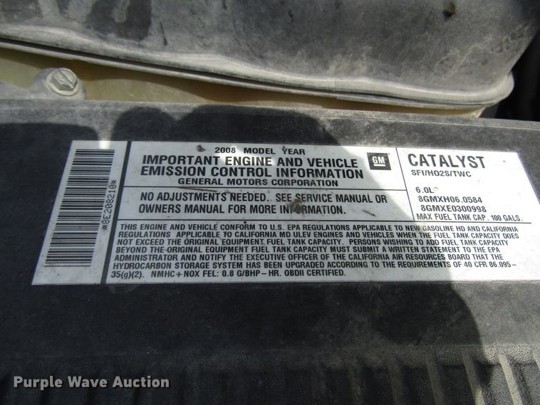 image for item DG1305 2008 Chevrolet Silverado 3500HD Ext. Cab pickup truck