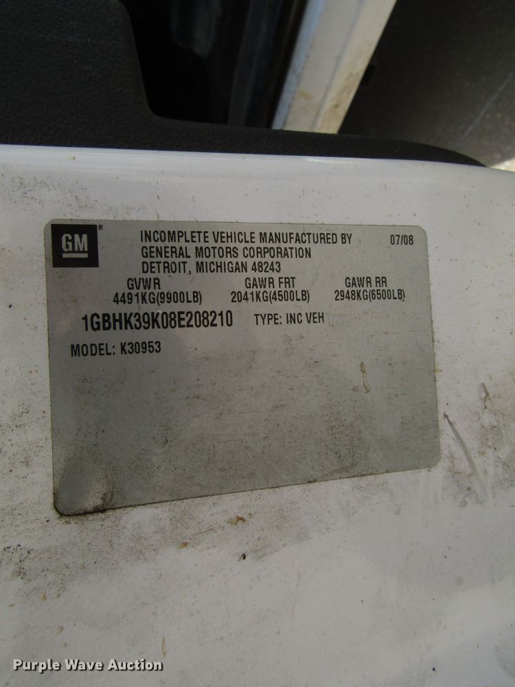 image for item DG1305 2008 Chevrolet Silverado 3500HD Ext. Cab pickup truck