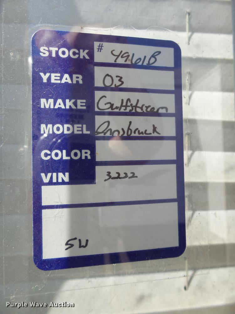 image for item DX9188 2003 Gulfstream Innsbruck camper