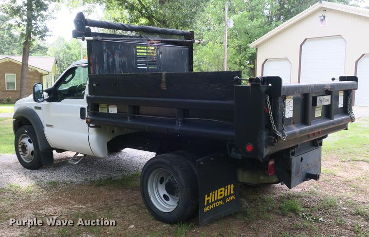 image for item EA9258 2005 Ford F550 Super Duty XL dump truck