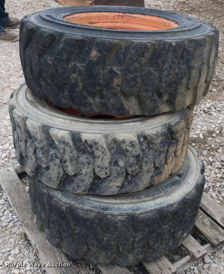 image for item EA9287 (3) 10x16.5 tires and wheels