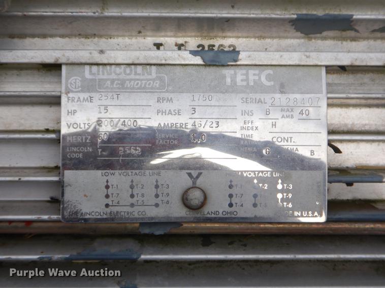 image for item ED9335 Ingersoll Rand air compressor