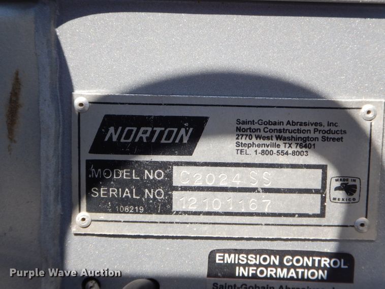 image for item ED9430 Norton Clipper C2024SS concrete saw