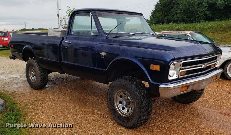 image for item EL9500 1968 Chevrolet K10 pickup truck