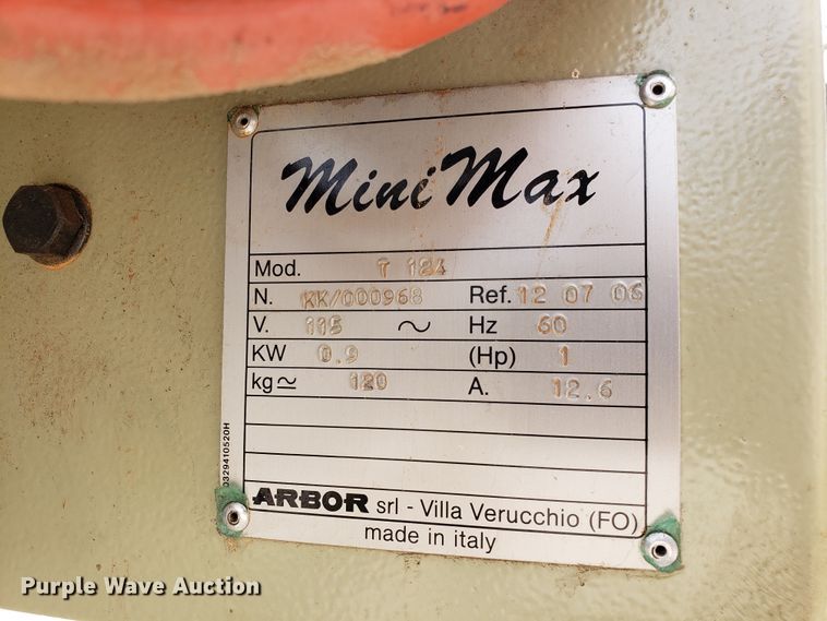 image for item EN9865 Min Max Arbor P124 lathe