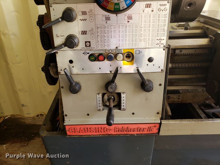 image for item EN9866 Clausing Colchester lathe