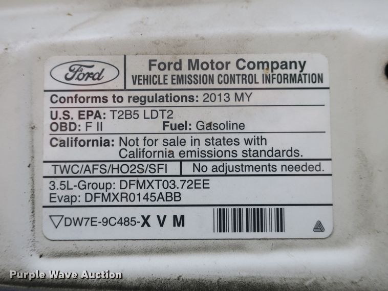 image for item EO9492 2013 Ford Edge SUV