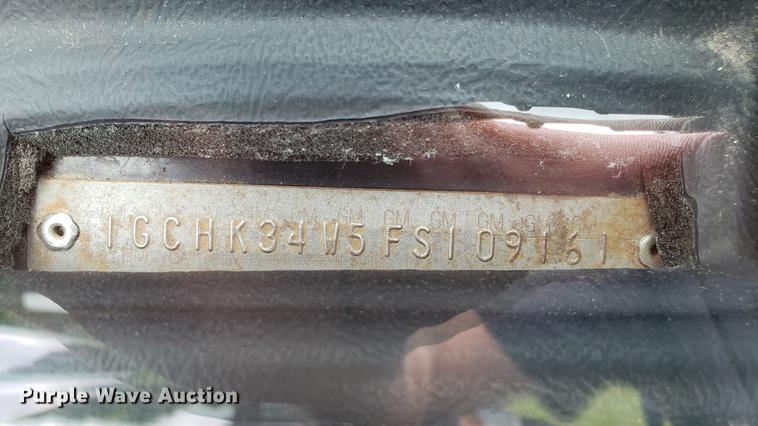 image for item EU9844 1985 Chevrolet K30 pickup  truck