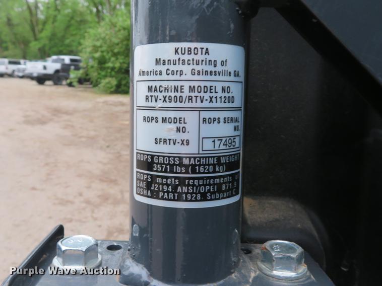 image for item EV9643 2014 Kubota RTV-X1120D utility vehicle