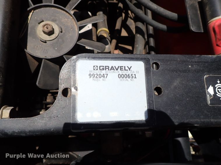 image for item FB9180 Gravely 260Z ZTR lawn mower