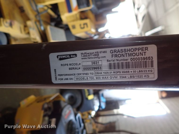 image for item FB9184 Grasshopper 727K ZTR lawn mower