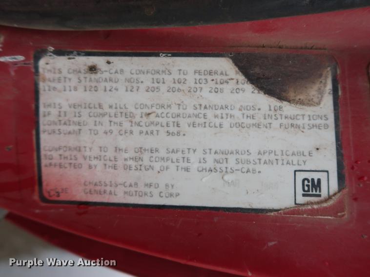 image for item FE9618 1980 Chevrolet C70 dump truck