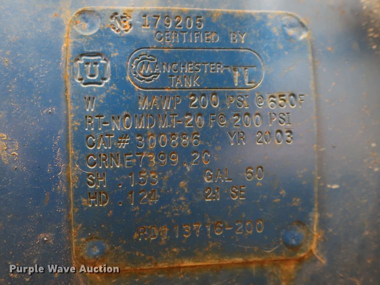 image for item FE9681 2003 Quincy QT-15 air compressor