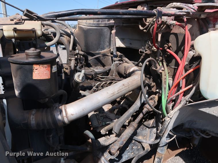 image for item FE9687 1995 Ford F700 dump flatbed truck