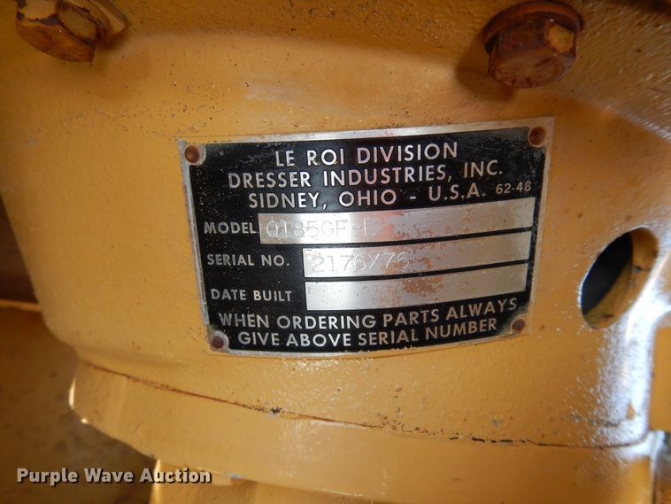 image for item FI9862 Leroi 185 air compressor