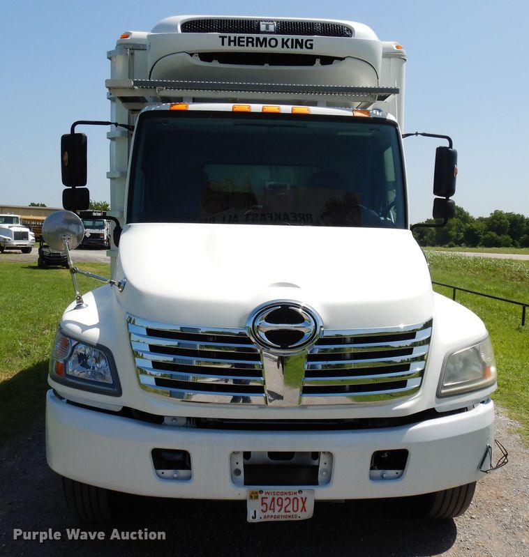 image for item FI9871 2008 Hino 338 refrigerated delivery truck