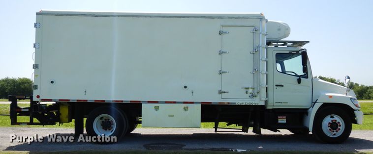 image for item FI9871 2008 Hino 338 refrigerated delivery truck