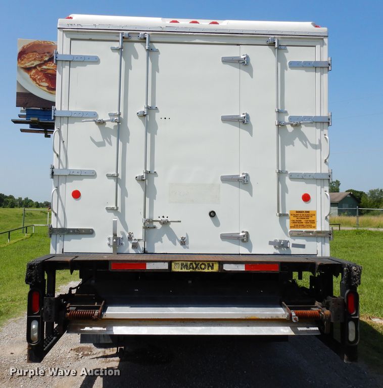 image for item FI9871 2008 Hino 338 refrigerated delivery truck