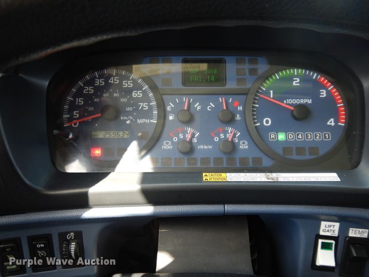 image for item FI9871 2008 Hino 338 refrigerated delivery truck