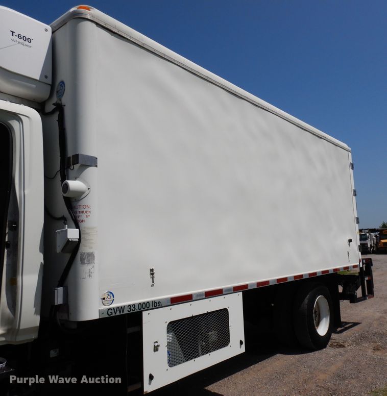 image for item FI9871 2008 Hino 338 refrigerated delivery truck