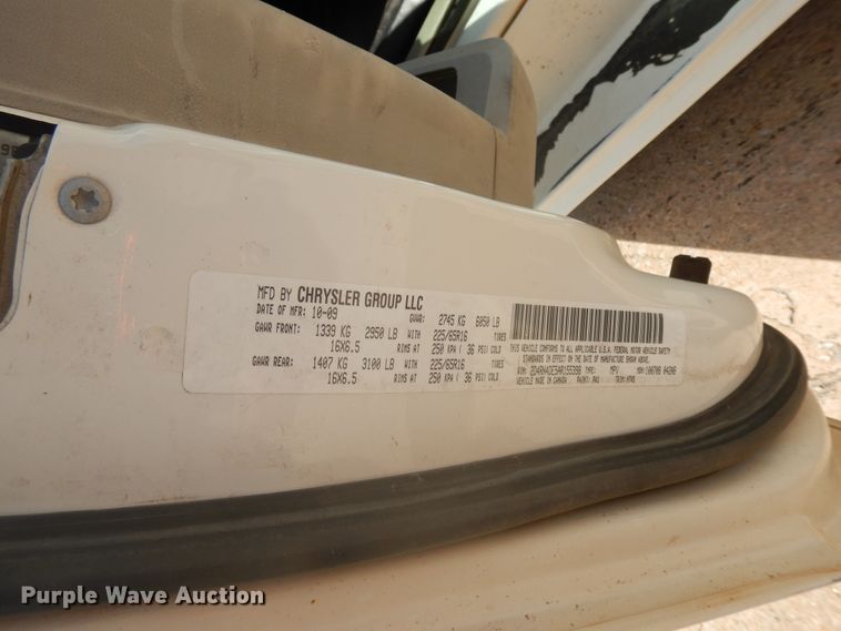 image for item FI9874 2010 Dodge Grand Caravan handicap accessible van