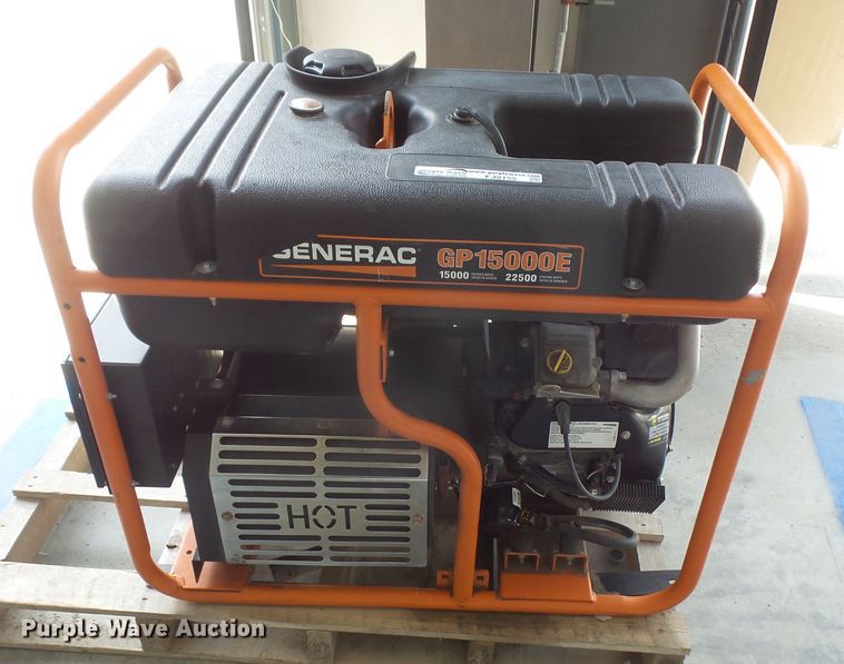 image for item FJ9155 Generac GP15000E generator