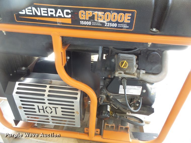 image for item FJ9155 Generac GP15000E generator