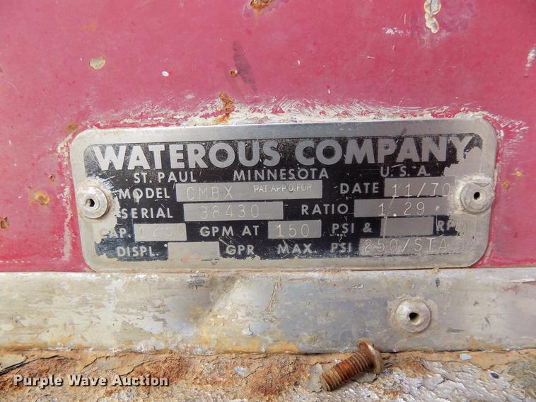 image for item FO9785 1970 Ford C910 fire truck