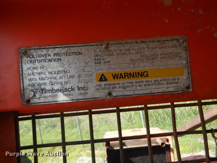 image for item FT9259 1989 Timberjack 380 skidder