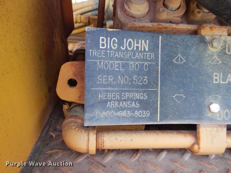 image for item FT9603 1985 International 2574 truck with Big John tree transplanter