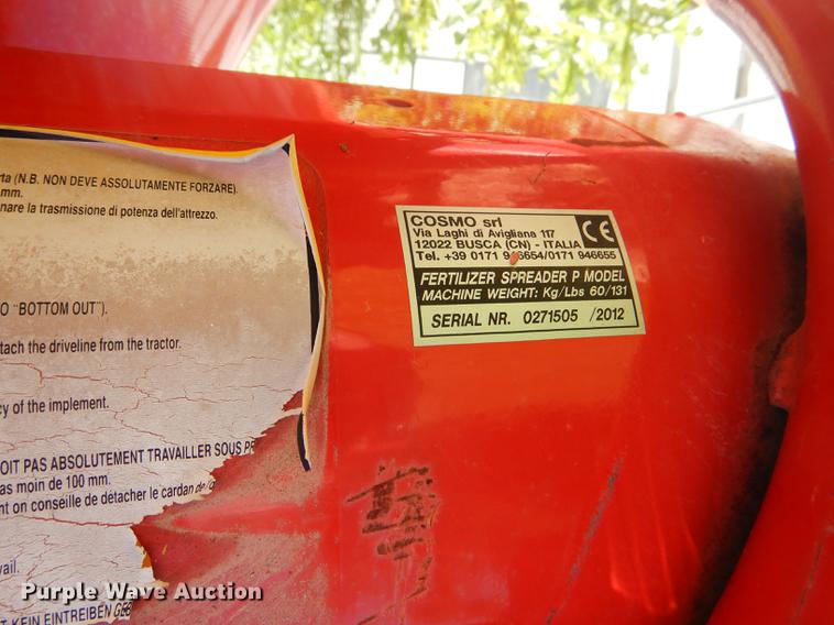 image for item FT9609 2010 Cosmo 500 fertilizer spreader