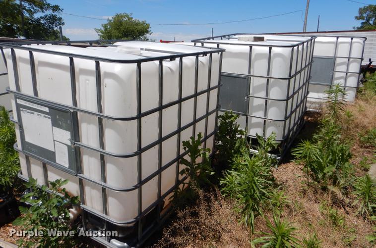 image for item FT9610 (4) chemical shuttle poly tanks
