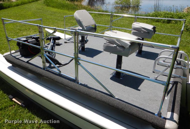 image for item FT9616 Shop built Hobie Cat pontoon boat