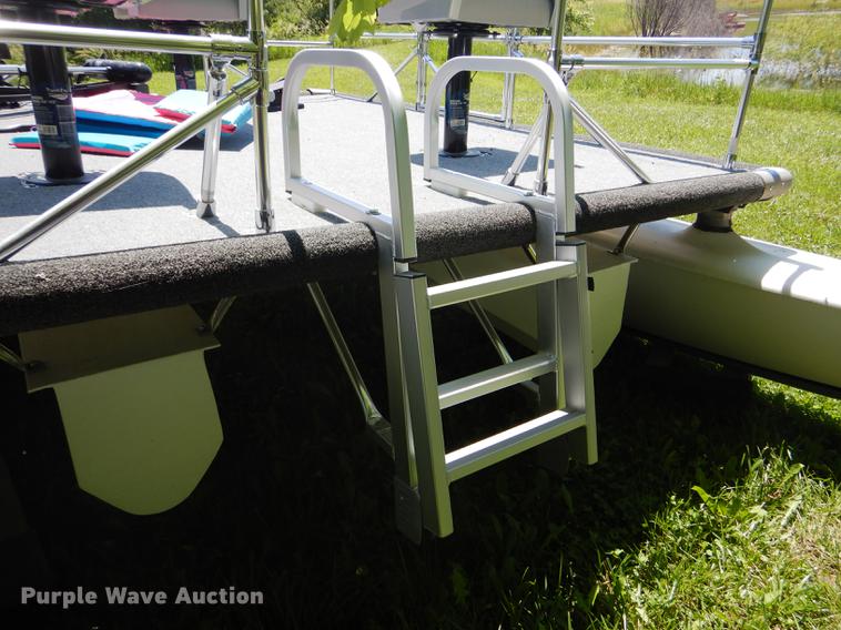 image for item FT9616 Shop built Hobie Cat pontoon boat