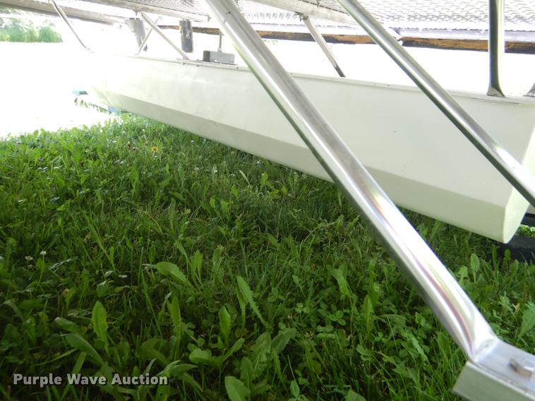 image for item FT9616 Shop built Hobie Cat pontoon boat